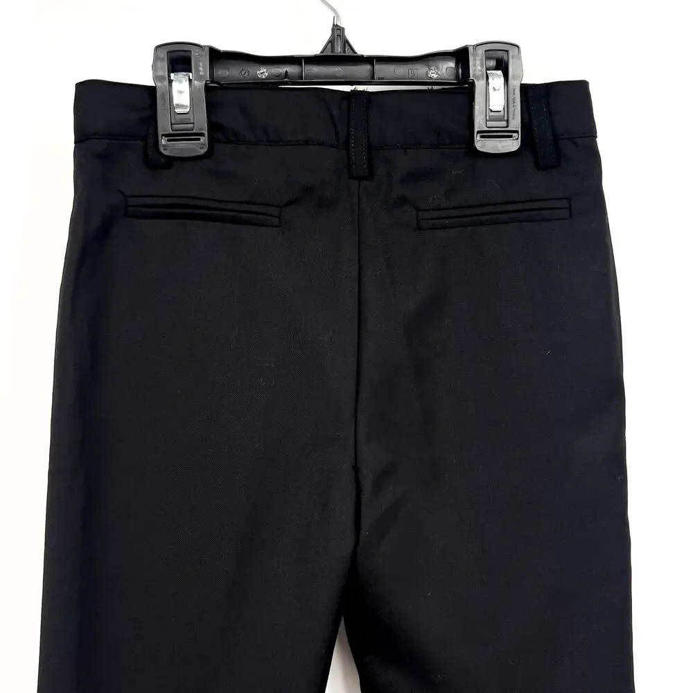 BARDOT Boys Oscar Suit Pants Size 5 XS Jet Black Solid Straight Leg NWT